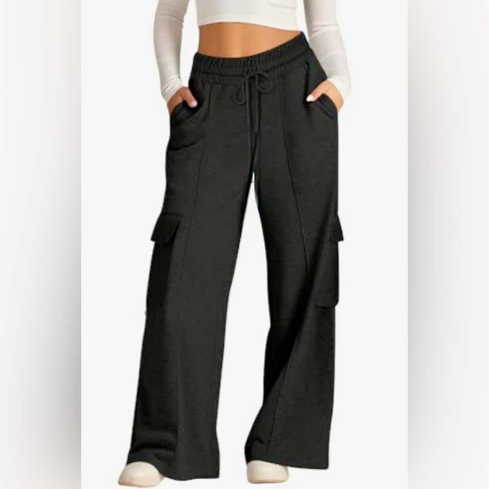 Rewash Pull On Utility Boardwalk Black Cargo Pants Rayon Women’s XS NWT